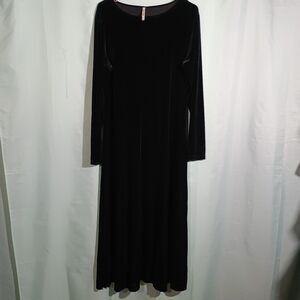 Black Long Sleeve Maxi Dress
